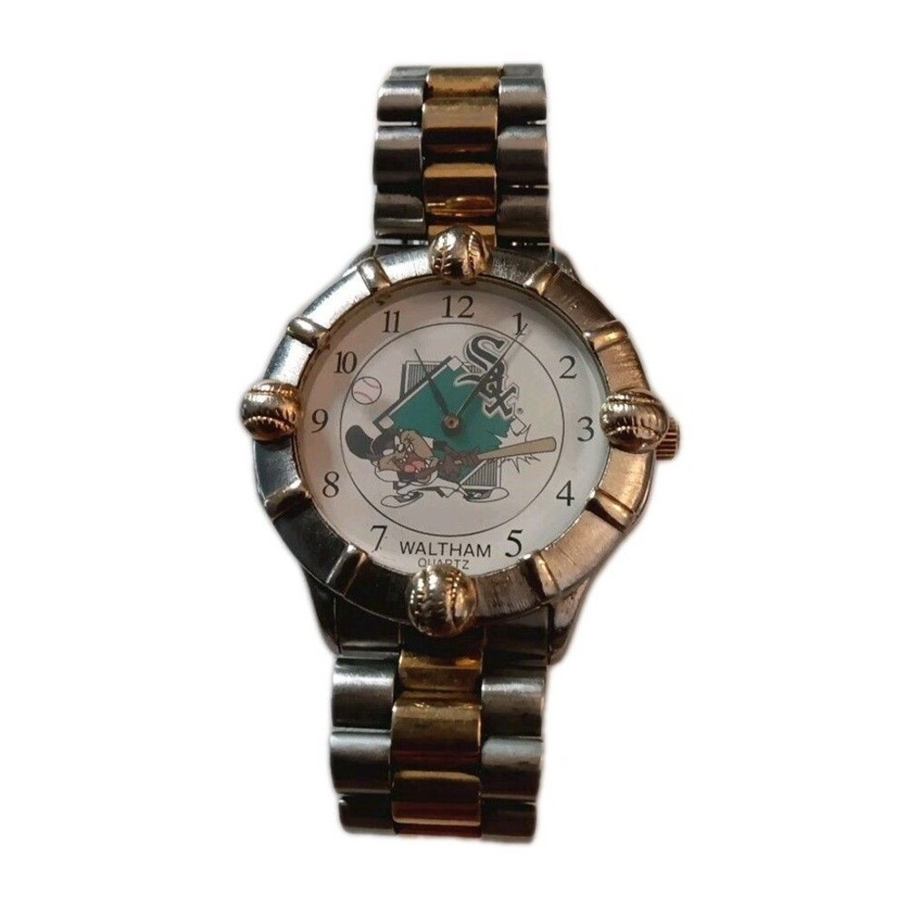 Waltham Cortez Tasmanian Devil Chicago White Sox Team Watch New Battery 4.4CM
